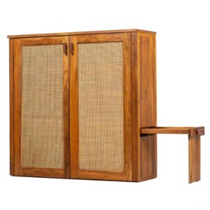 Teak Wood Shoe Rack