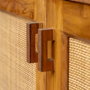 Teak Wood Shoe Rack