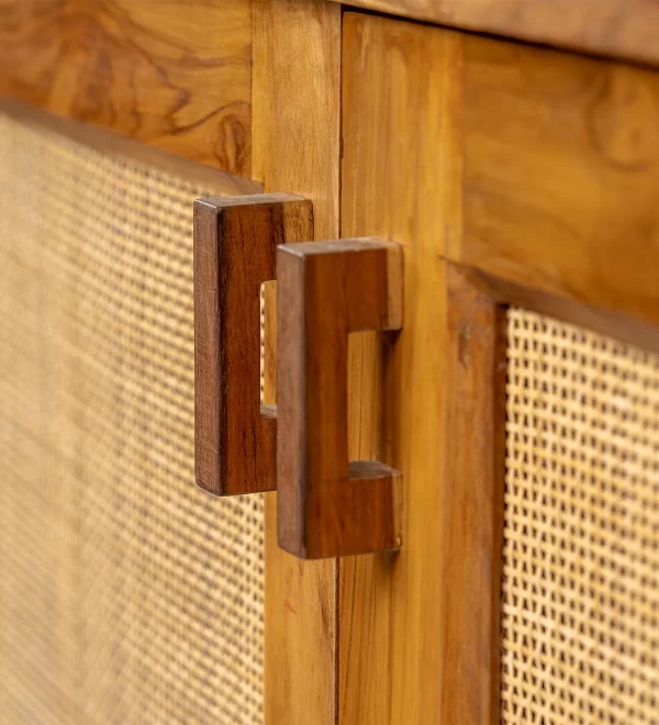 Teak Wood Shoe Rack