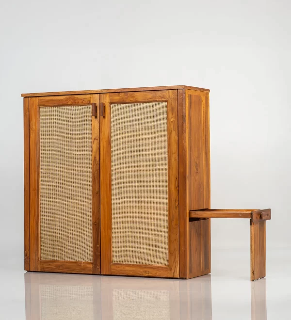 Teak Wood Shoe Rack